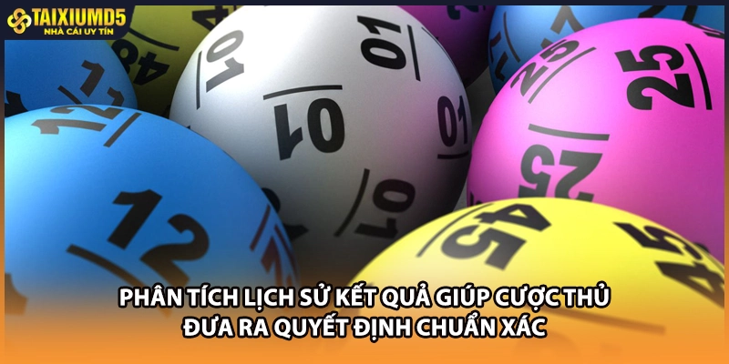 Phân tích lịch sử kết quả giúp cược thủ đưa ra quyết định chuẩn xác